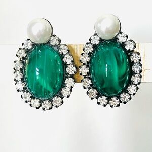 Moans Couture Earrings designed by Christopher Crouch AS IS